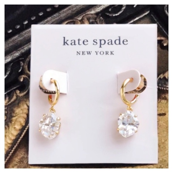 KATE SPADE • Treasure Trove Huggies Hoop Earrings - Picture 5 of 5